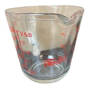Vintage Fire King Anchor Hocking Glass 1 Cup Measuring Cup